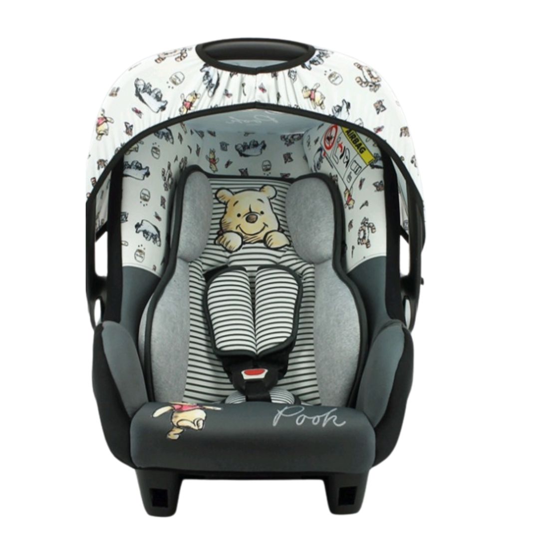 Disney Teamtex Winnie the pooh Infant Car Seat Black TeamTex