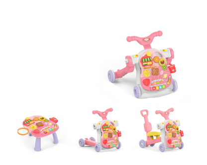 4-in-1 Multifunctional Baby Walker/Ride-On