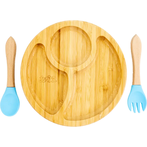 Junior Campo Divided Plate With Silicone Spoon And Fork