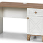 Atlas Study Desk Matte Moonstone