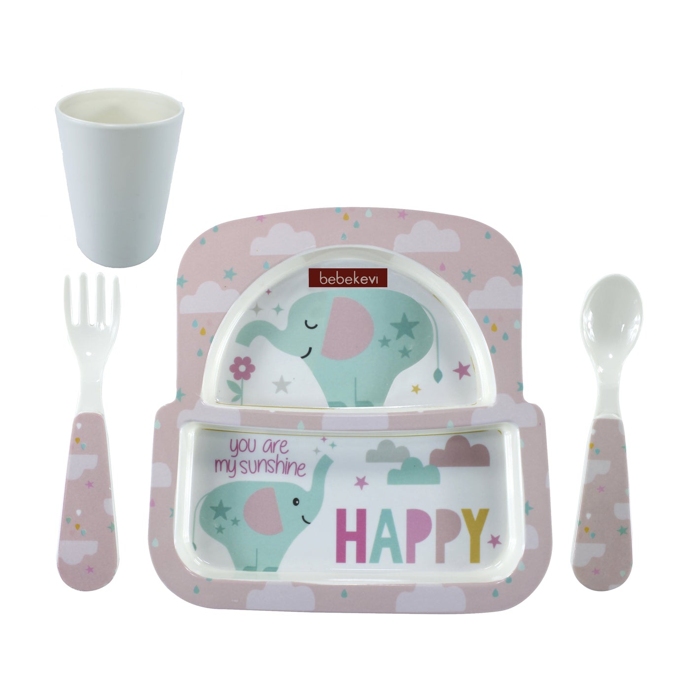 Bebekevi Melamine Food Set 1263