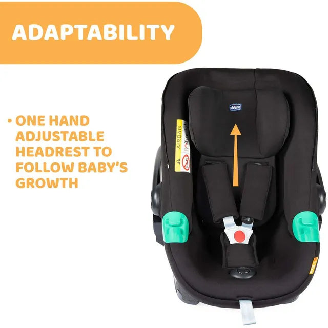Chicco adjustable car seat clearance