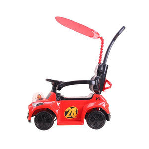 Disney Mickey Push Car With Umbrella 6671 - Red