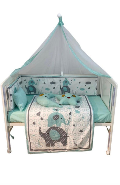 Elephant Bedding Set 7 Pieces