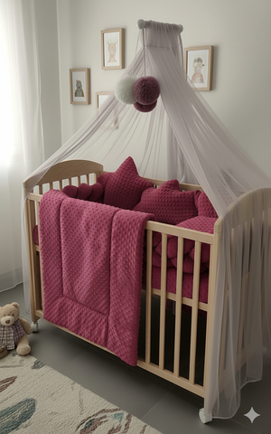 طقم جدلة مخمل مبذر 8 قطع