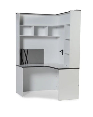 Infinity Corner Study Desk Matte White