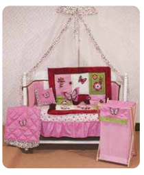 Junior Bedding Set 6 Pieces Butterfly