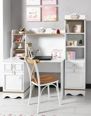 Luna Study Desk Pink