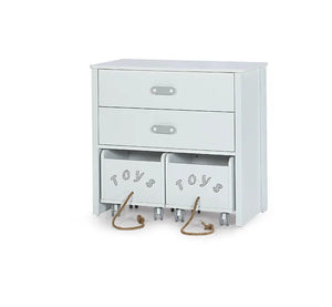 My World Dresser Matte White Flat Surface