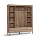 Petra 4-Door Closet Brown