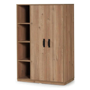 Smart Bookshelf Closet C. Oak