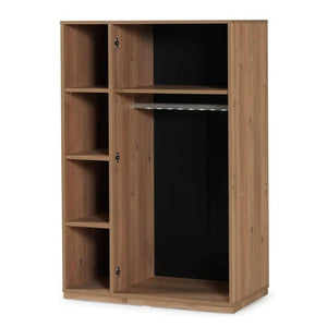 Smart Bookshelf Closet C. Oak