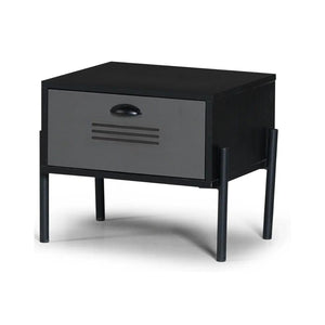 Valve Nightstand Anthracite Black