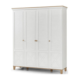 Atlas 4-Doors Closet Matte Moonstone