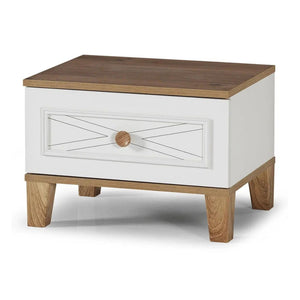 Atlas Nightstand Matte Moonstone