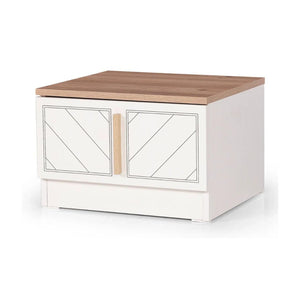 Oscar Nightstand Matte Moonstone