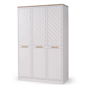 Oscar 3-Door Closet Matte Moonstone