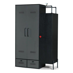 Valve 3-Door Closet Anthracite Black