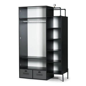 Valve 3-Door Closet Anthracite Black