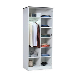 Infinity 2-Door Closet Cabinet Matte White