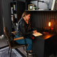 Valve Study Desk Anthracite Black