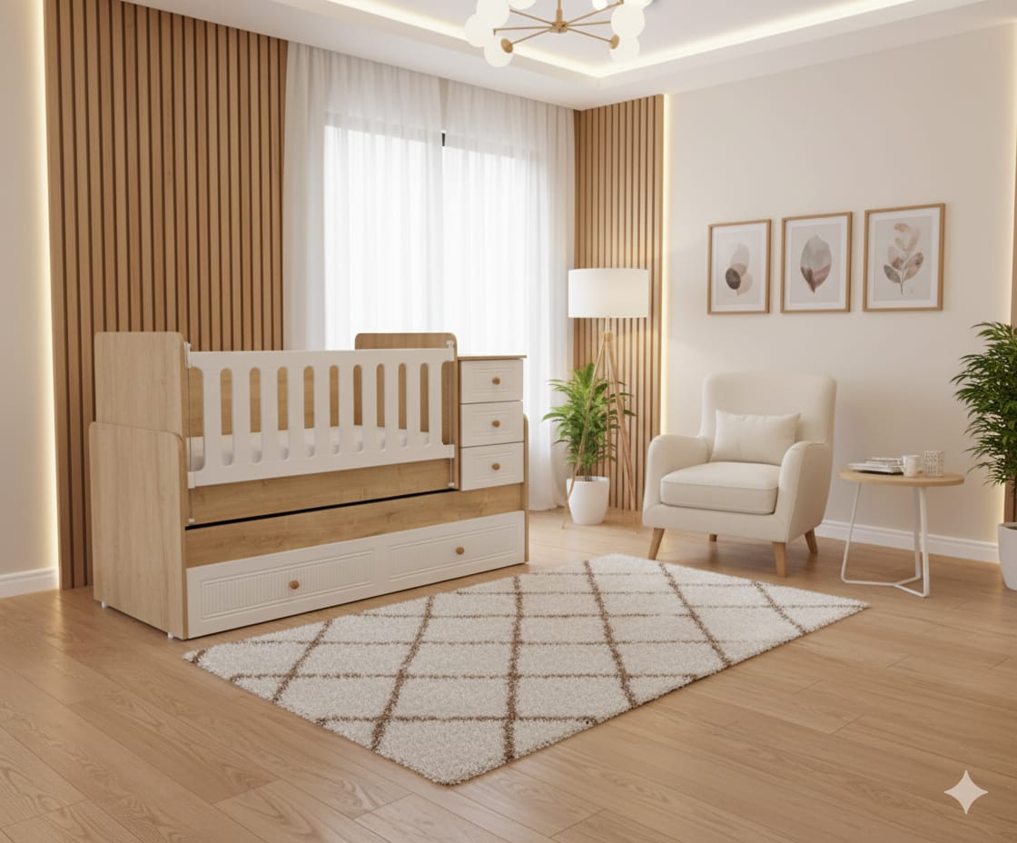 bebecco Caramel Crib 180-80