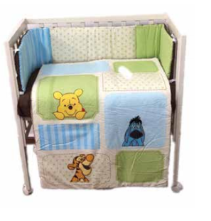 Disney Winnie The Pooh Bedspread 5 Pieces - VaricolouredWinnie_The_PoolBeddingDisney