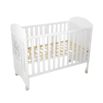 Junior Bear Crib 120-60 - WhiteWhiteCribs & Toddler BedsJunior