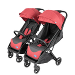  Junior Bravo Twin StrollerBurgundyBaby StrollersJunior