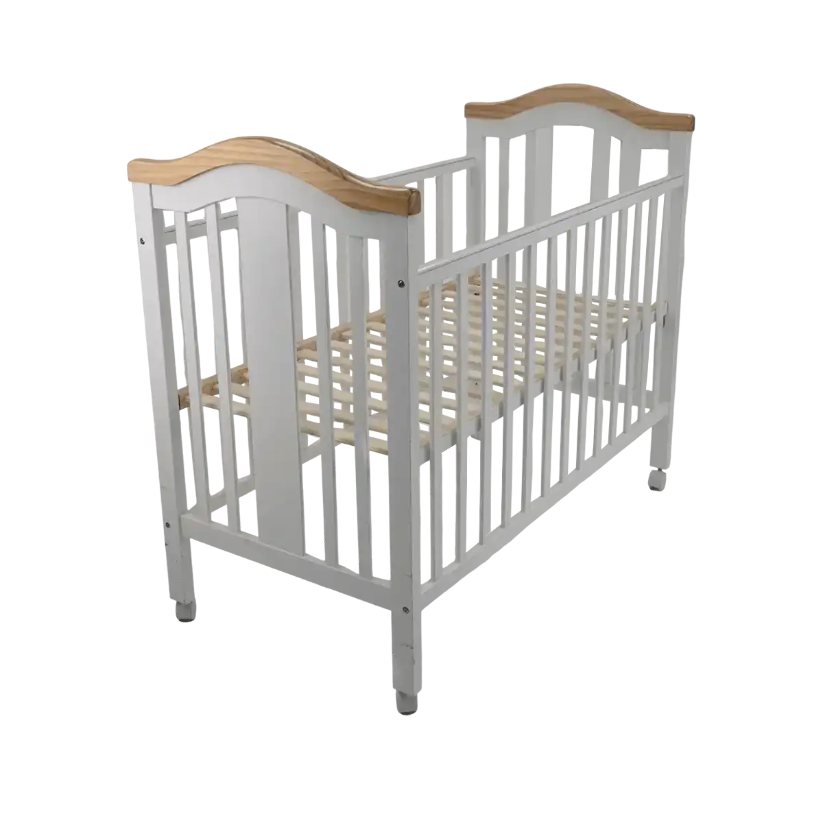 Junior Nabilone Crib 120-60 - White And NatureCribs & Toddler BedsJunior