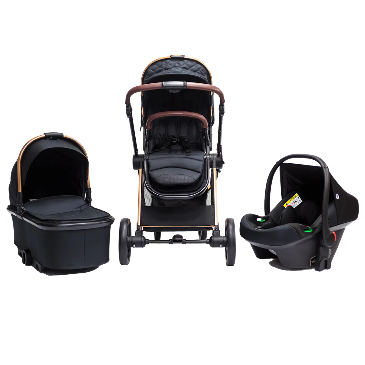  Junior Premium 3In1 StrollerBlackBaby StrollersJunior