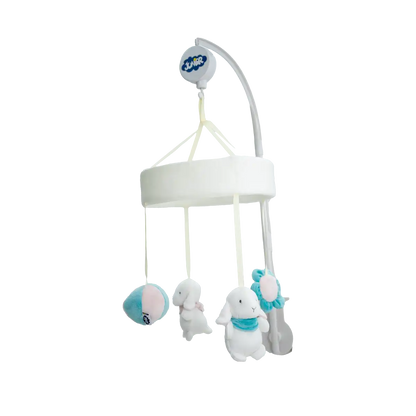 Junior Rabbit Mobile - Pink & BluePinkBaby MobilesJunior